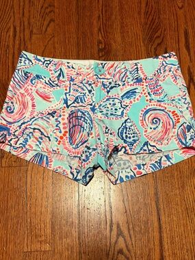 Lilly Pulitzer Shell Me About It Walsh Shorts Size 0